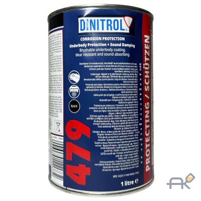 DINITROL 479 антикор для днища под кисть